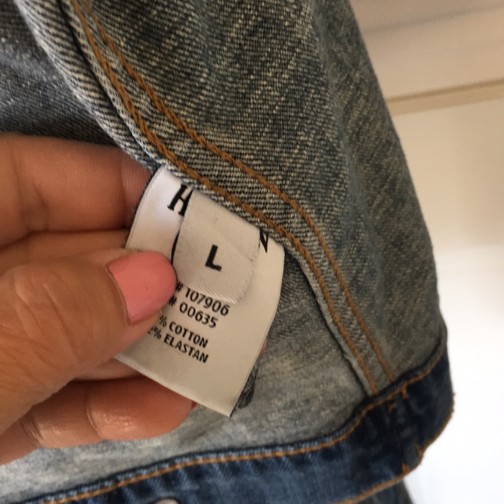 Hudson ‘Signature’ Jean Jacket Vintage Napoli SZ L - Picture 7 of 10